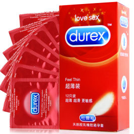 杜蕾斯避孕套12只装男女用情趣安全套夫妻房事成人性用品保险套